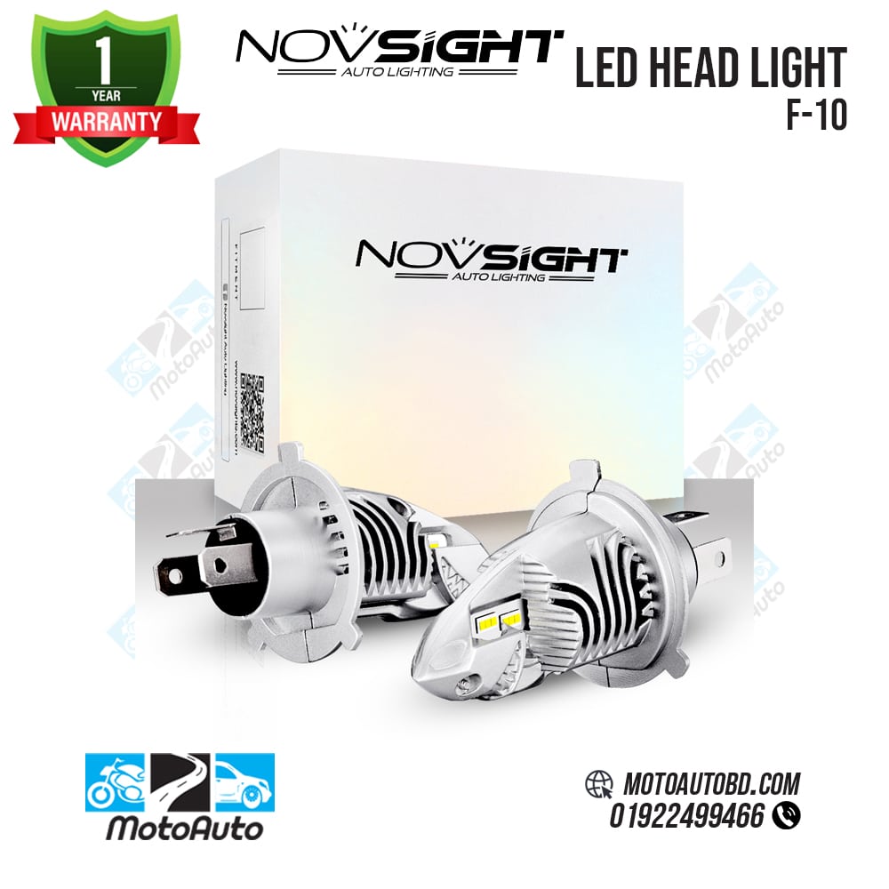Novsight LED Headlight F-10 – MotoAuto