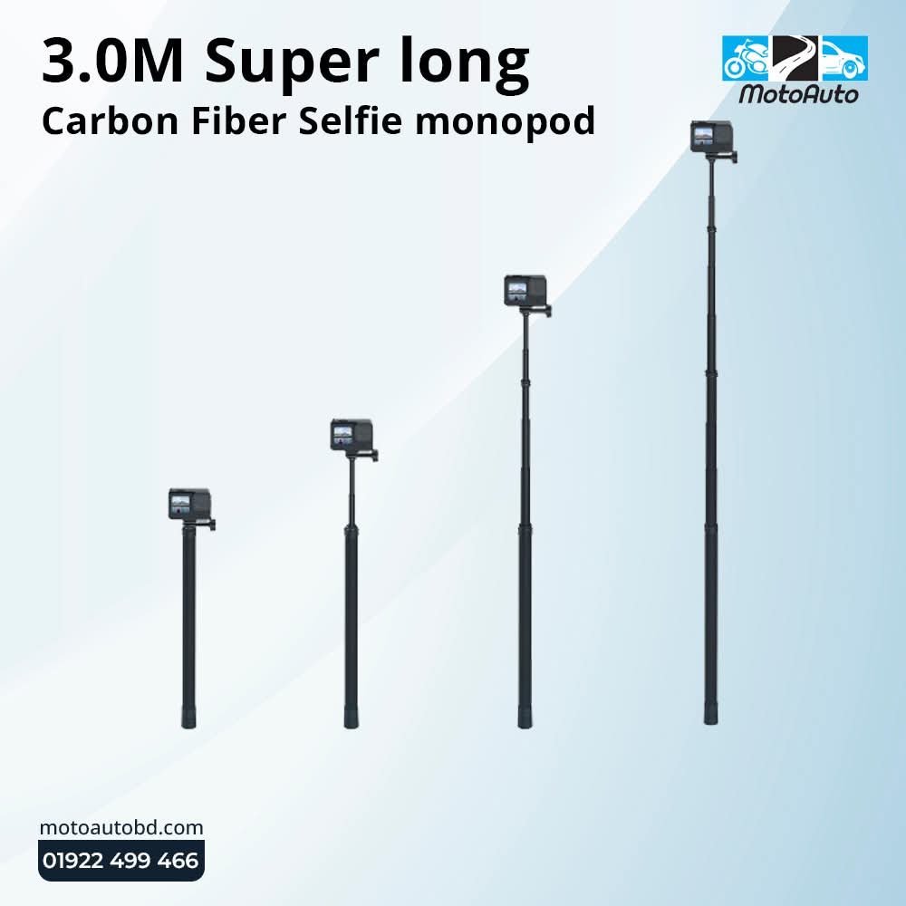 2026/01/1000076285.jpg Telesin 3.0M Super long Carbon Fiber Selfie - Image 1
