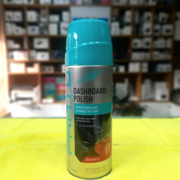 Prato Dashboard Polish for Motorbike/Car – 450ml( Lemon)