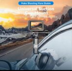 TELESIN Suction Cup for Action camera with phone clip - Image 2