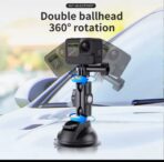 TELESIN Suction Cup for Action camera with phone clip - Image 3