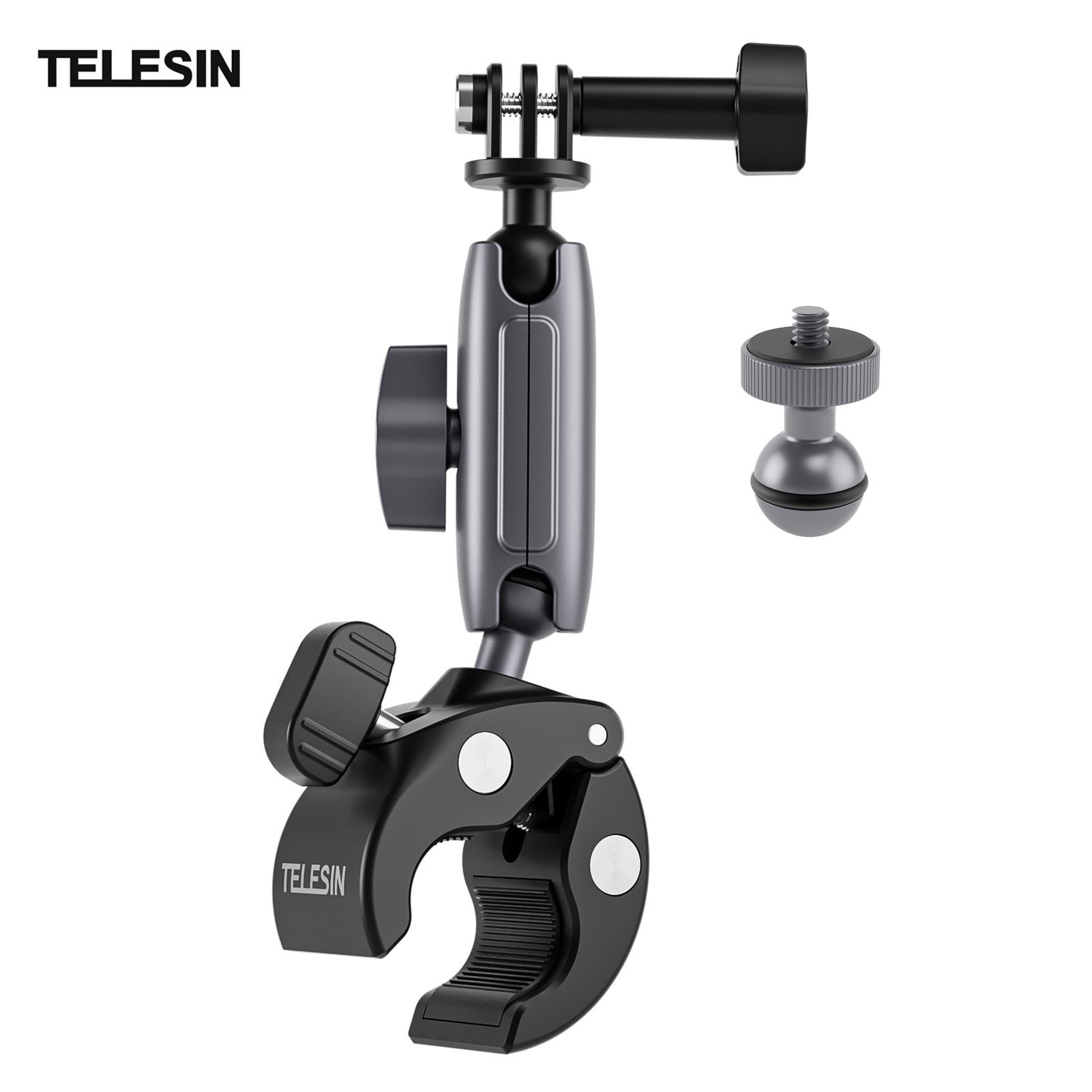 2026/01/1000127215.jpg Telesin Aluminum Handlebar Claw Mount - Image 1