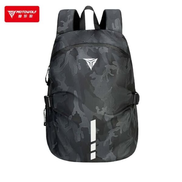 MOTOWOLF MDL0726 Motorcycle Helmet Backpack Large Capacity Waterproof 900D Storage Bag