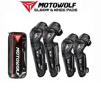 Motowolf Knee Elbow Guard MDL1029 