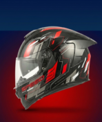 My Helmet FF936 MANA RR PRO Black Red (Size -XL)
