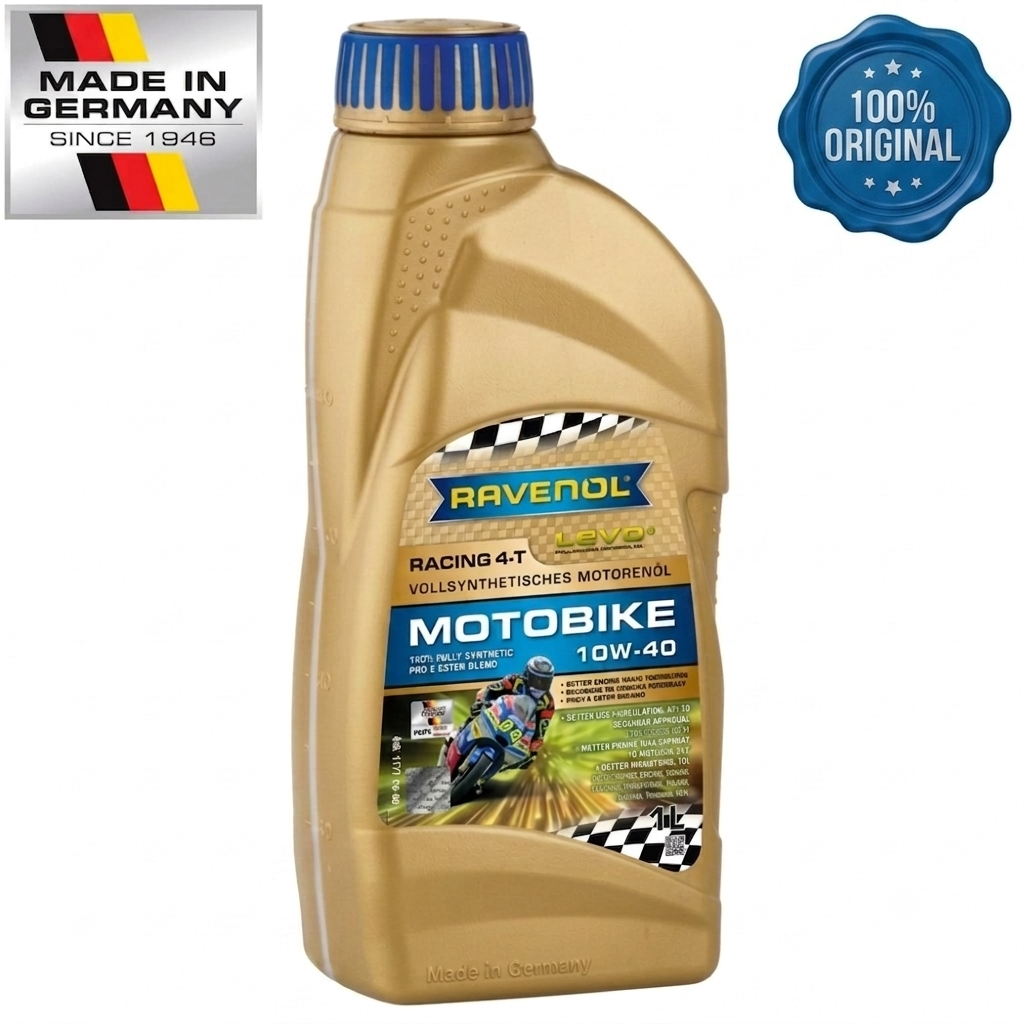 2026/08/1788014695642.png RAVENOL Racing 4-T 10W40 (Ester+PAO) - Image 1