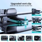 JOYROOM JR-ZS285 Angle-adjustable Car Phone Holder Strong Suction Mobile Phone Clamp Mount for Dashboard - Image 4
