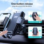 JOYROOM JR-ZS285 Angle-adjustable Car Phone Holder Strong Suction Mobile Phone Clamp Mount for Dashboard - Image 5