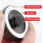 Push Start Button Cover Car Accessories Push to Start Button Cover Compact Premium Interior Decor Engine Start Stop Button Cover - Image 6